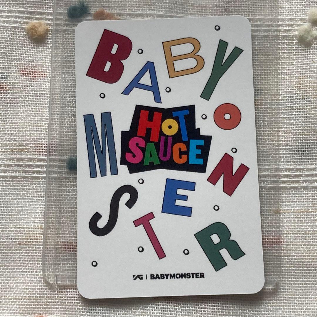 babymonster 限定 アヒョン Hot Sauce トレカ