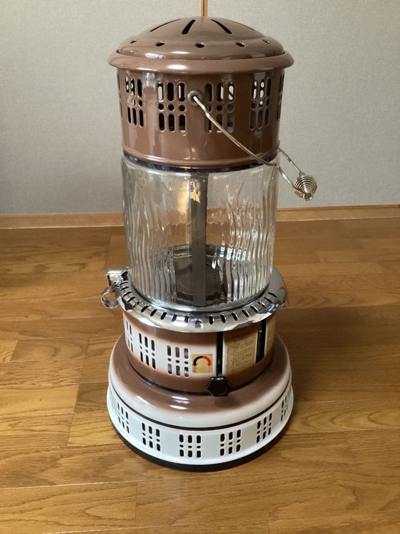 パーフェクション　石油ストーブ　750デラックス　ブラウン色　対震消火装置付き