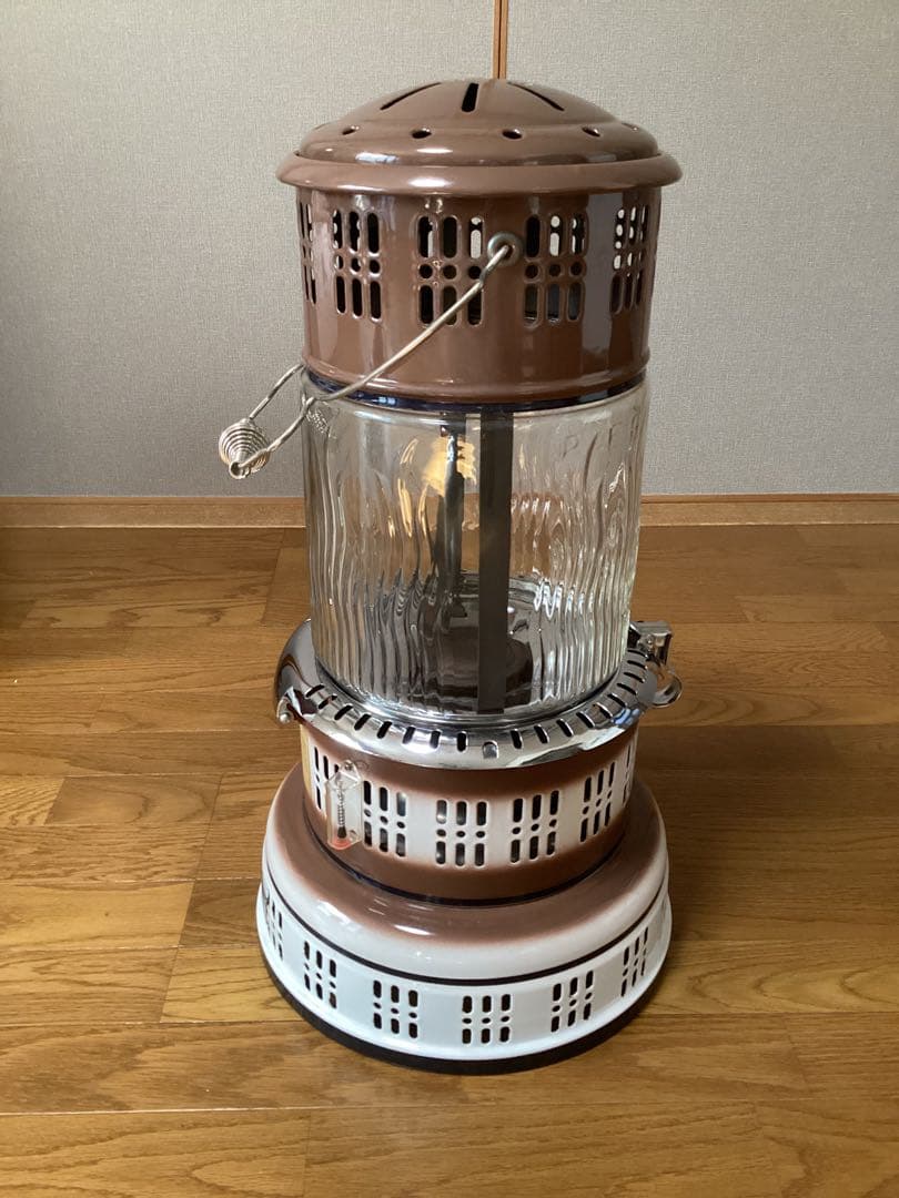 パーフェクション　石油ストーブ　750デラックス　ブラウン色　対震消火装置付き