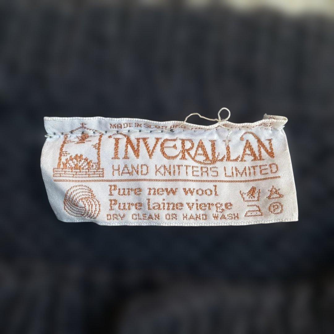 【希少 茶タグ】インバーアラン 4A スコットランド製 ブラック 40 L 黒