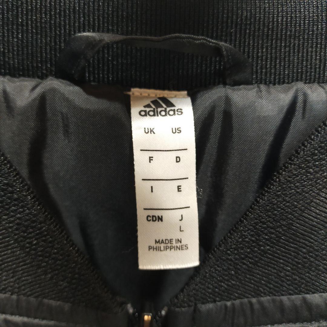 【adidas × ALL BLACKS】 中綿スカジャン　刺繍　サテン　146