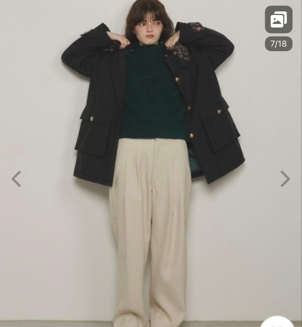 中綿ツイードジャケット