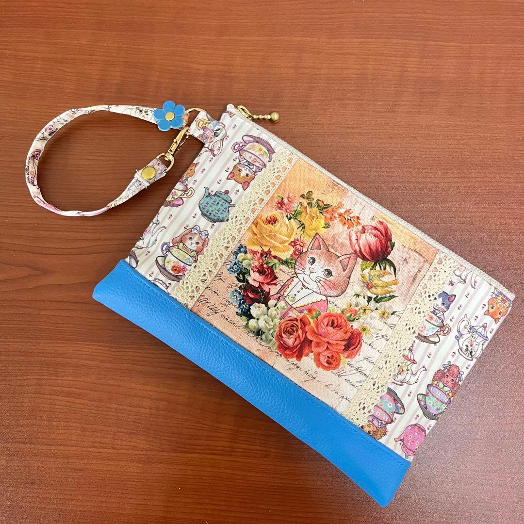 yukiemonハンドメイド　45㎝ファスナービッグトートバック　①