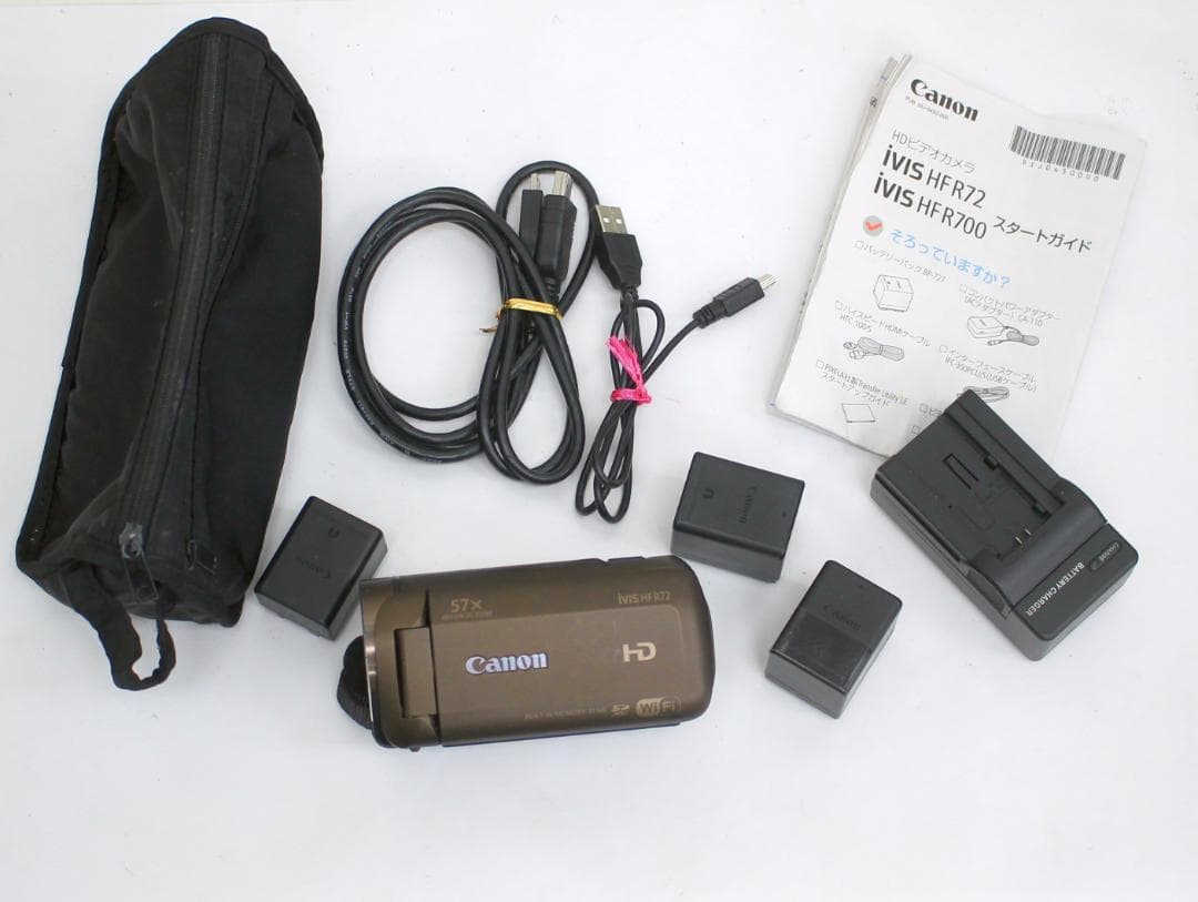 Canon IVIS HF R72 ビデオカメラ 動作確認済み