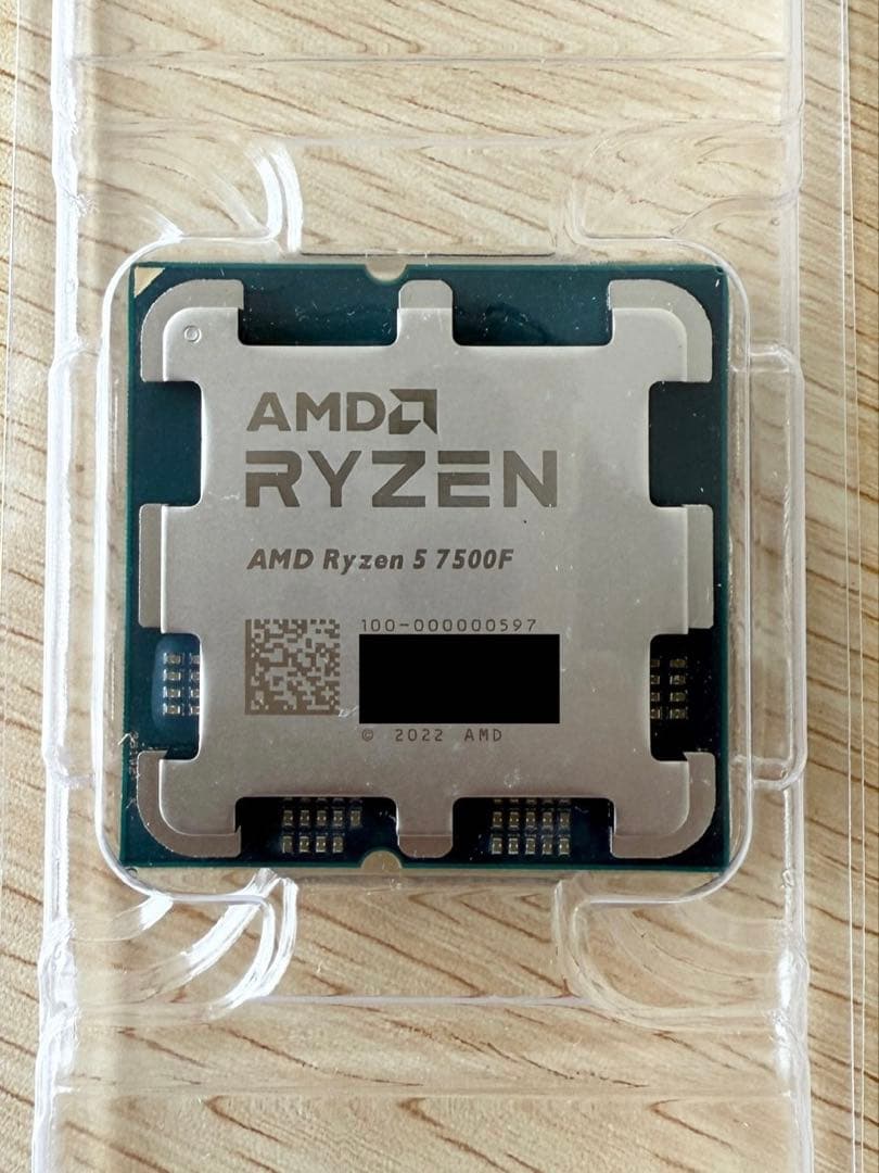 AMD Ryzen 5 7500F 新品バルク品