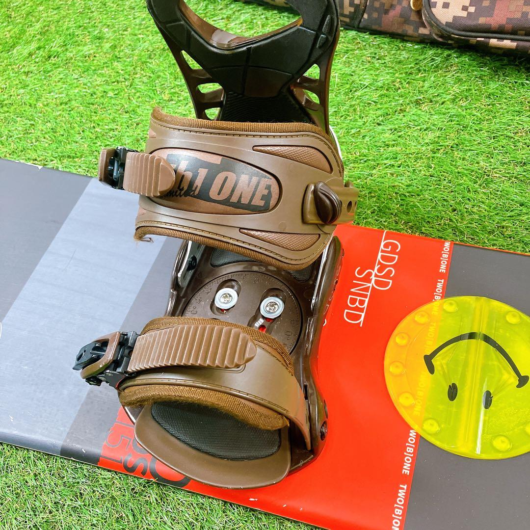 TWO B ONE メンズ　スノーボード4点セット　入門　ビギナー　151㎝