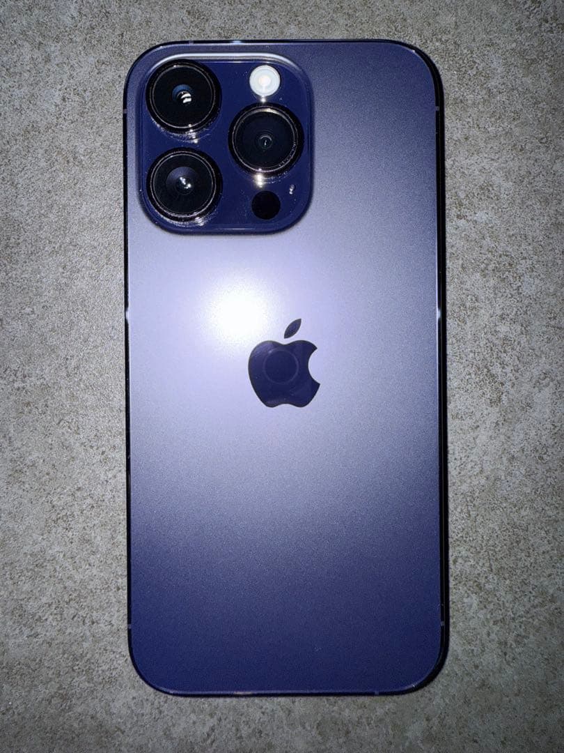 【about】Apple iPhone 14 Pro ディープパープル