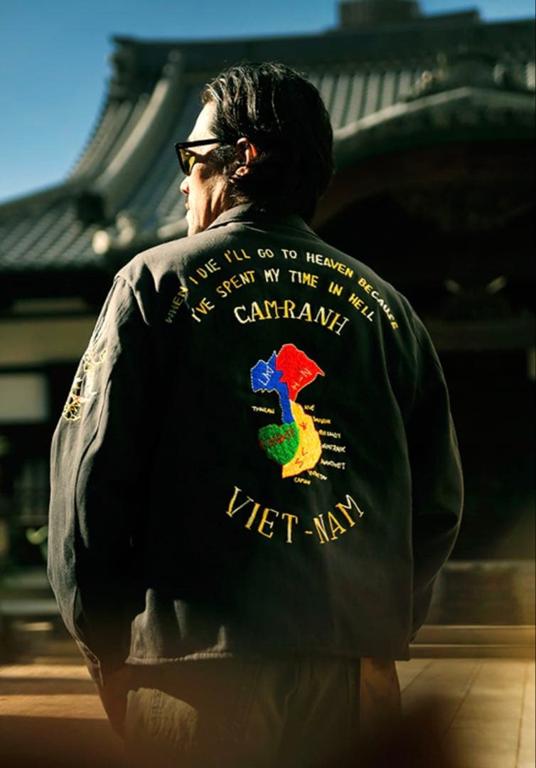 戦*翼様 現行¥82800 リアルマッコイズ　ベトジャン　スーベニアジャケット