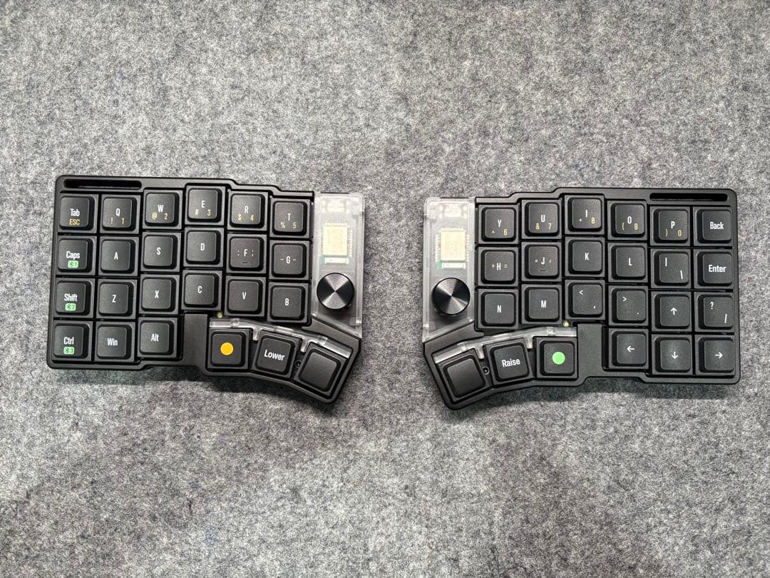 Cornix LP ブラック JezailFunder 分割キーボード