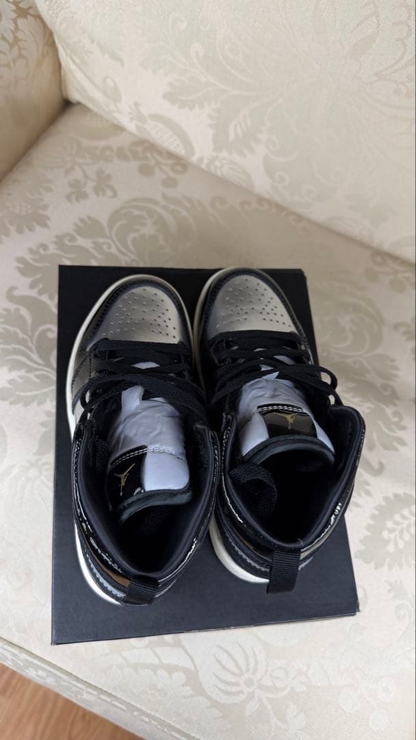 Nike Air Jordan 1 ブラック/シルバー