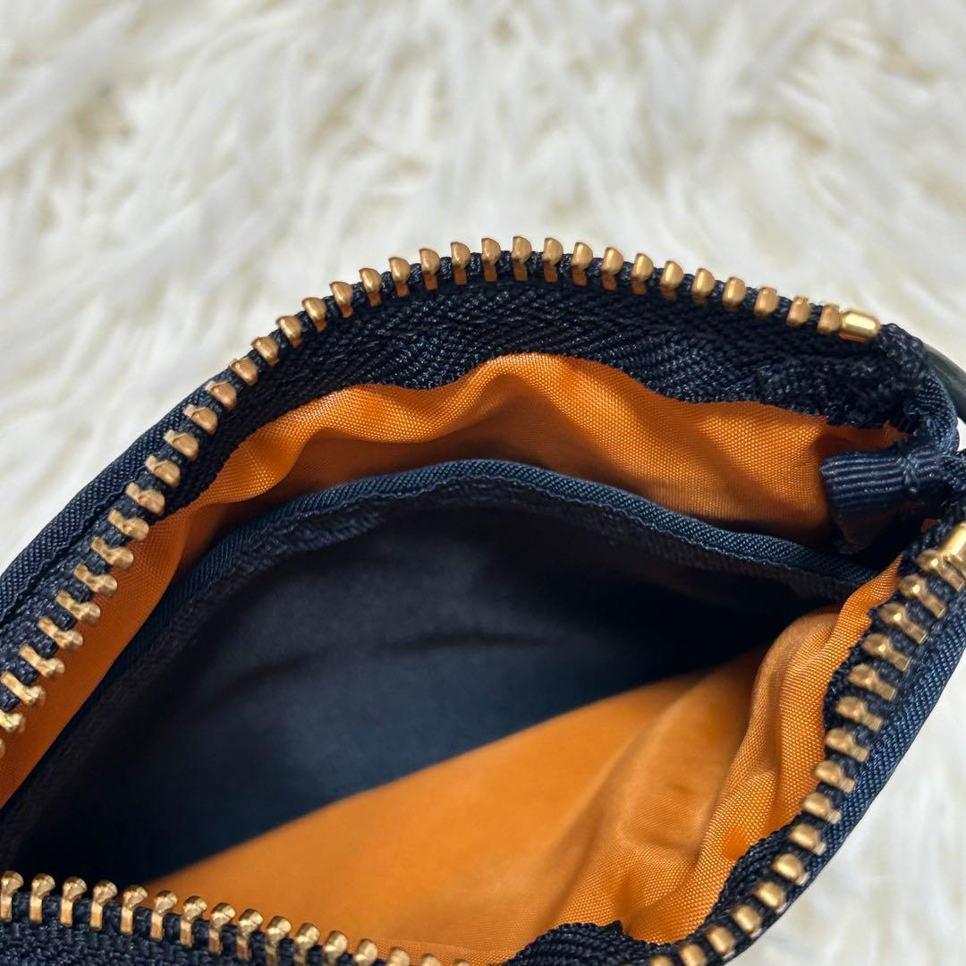 極美品♪PORTER ポーター オフィサーキット アイアンブルー ポーチ