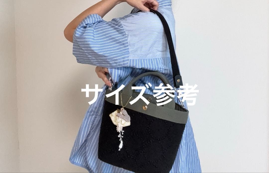 再販△ミナペルホネン△ハンドメイド△2way tape bag light