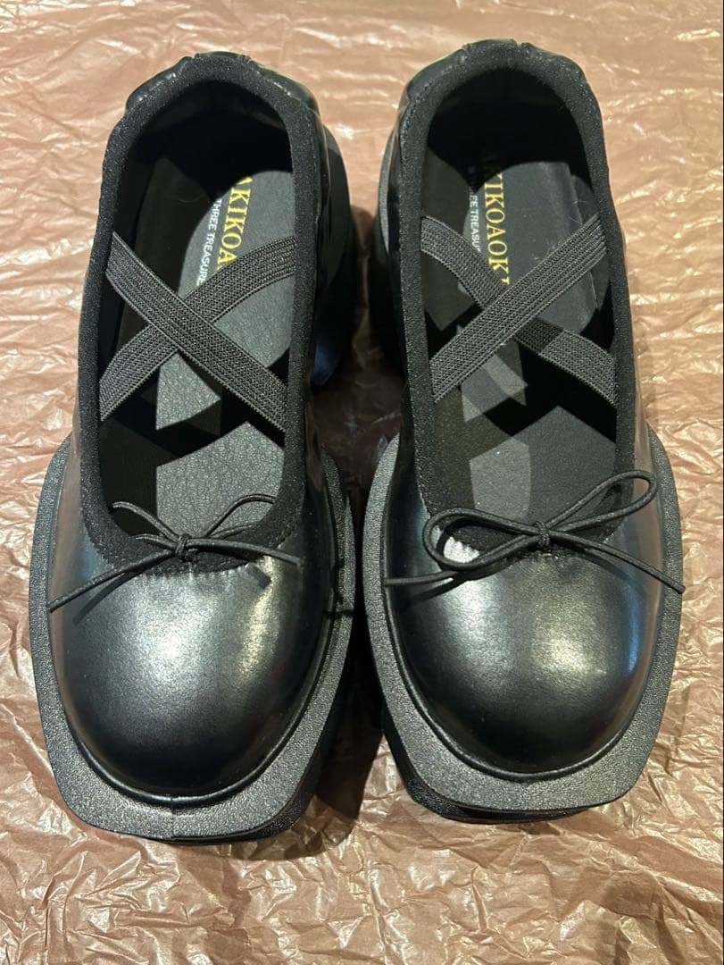 新品未使用アキコアオキAKIKOAOKIバレエシューズaerialballet