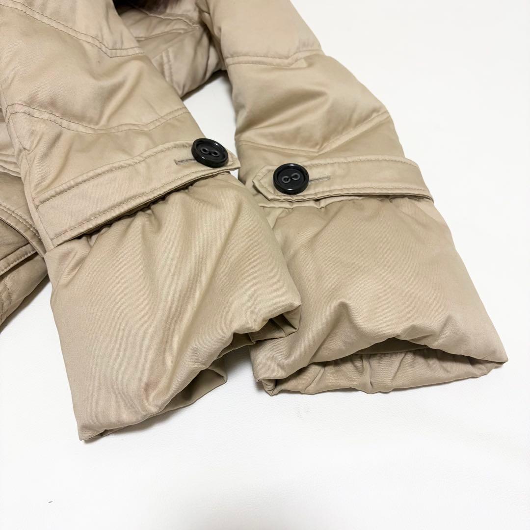 高級感✨バーバリーブルーレーベル ロングダウンコート ベルト メガチェック 38