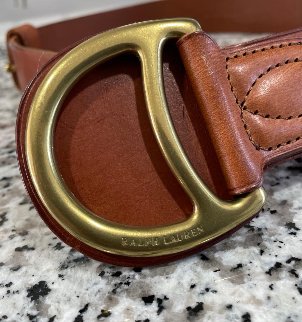 Ralph Lauren Leather D-Ring Belt ドレスベルト
