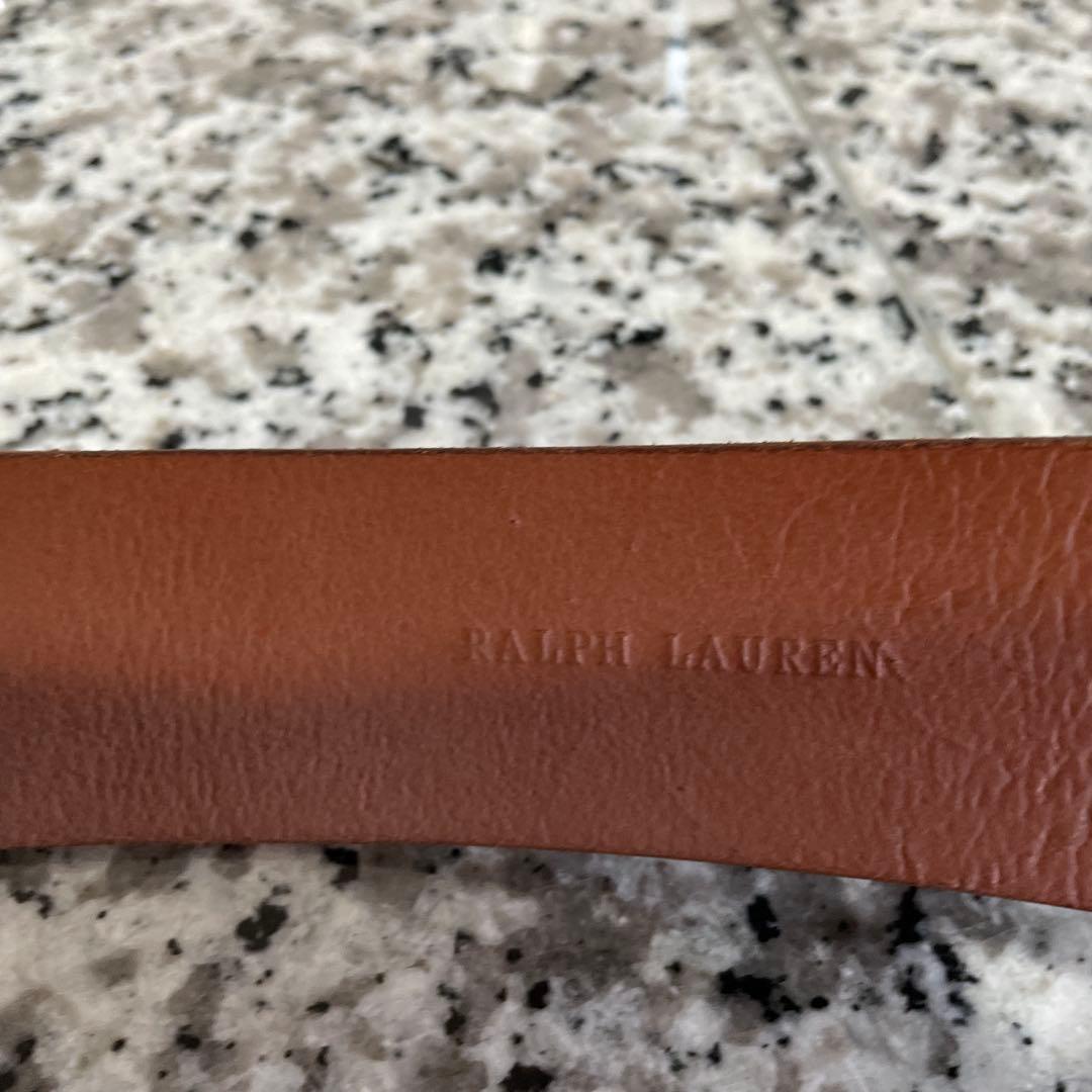 Ralph Lauren Leather D-Ring Belt ドレスベルト