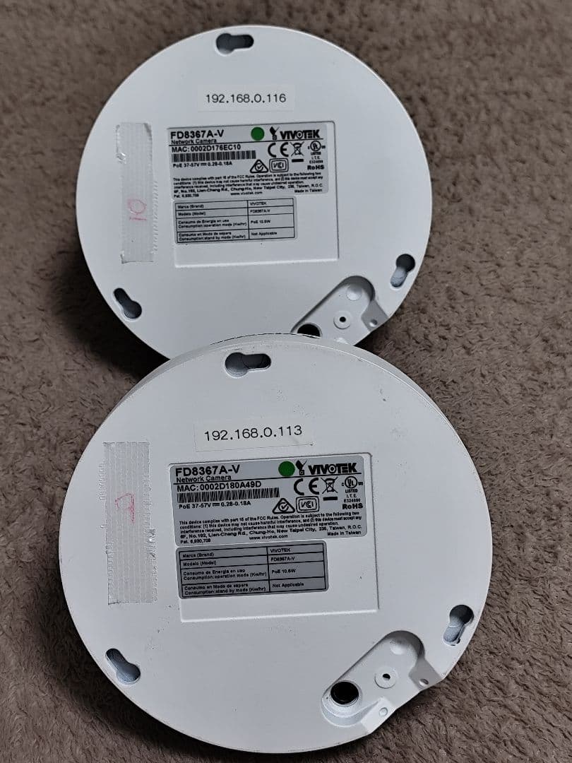 VIVOTEK FD8367A-V カメラ 2台セット