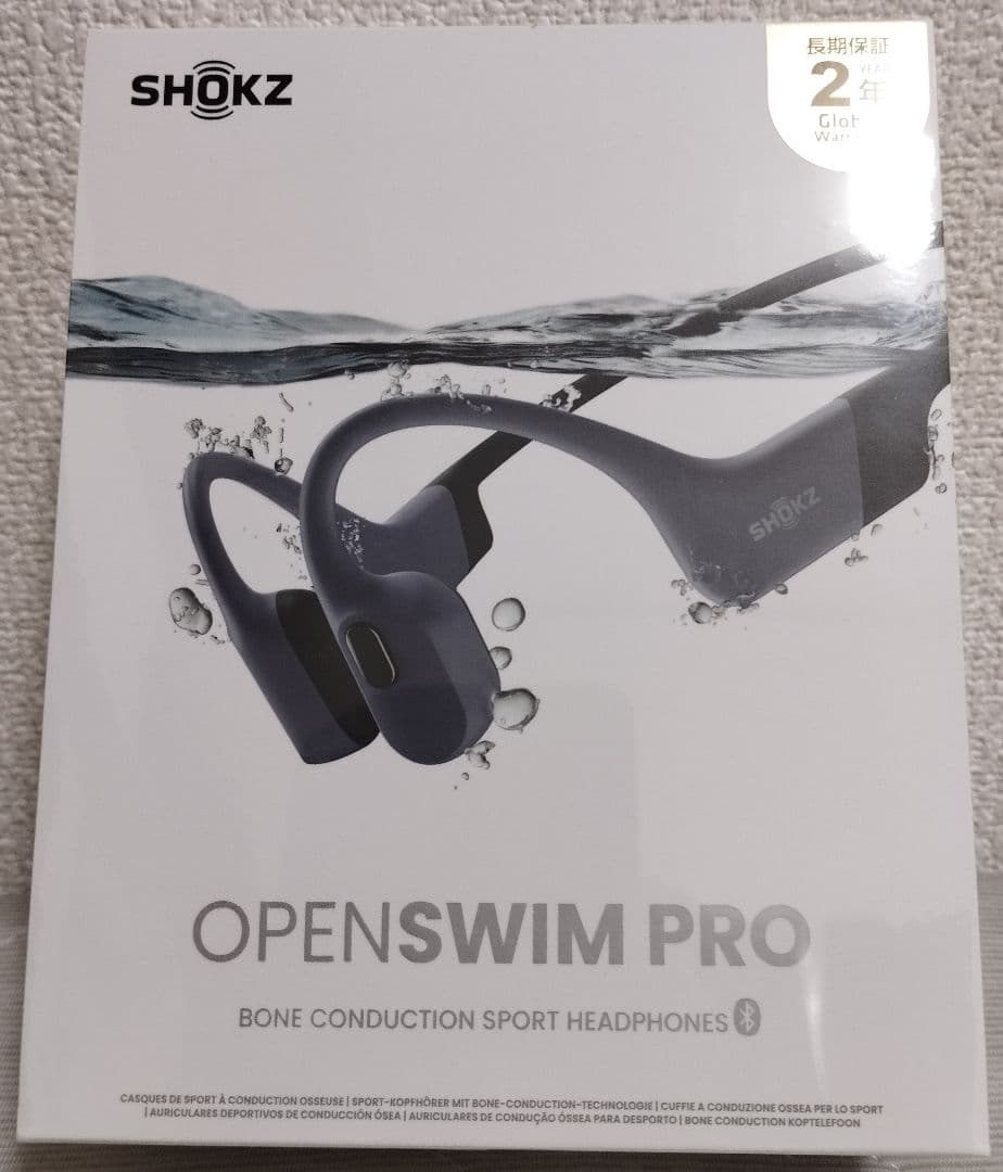 新品未開封SHOKZ OPENSWIM PRO 骨伝導イヤホン Anker充電器