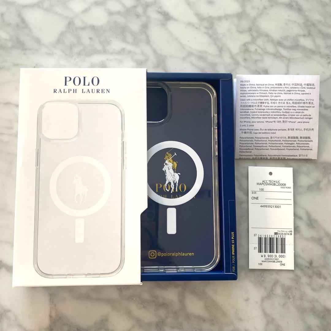 レア！完売！新品　ラルフローレン　iPhone15 Plus ケース