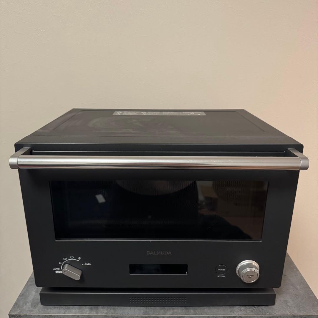 【美品】BALMUDAオーブンレンジ K04A-BK 2022年製