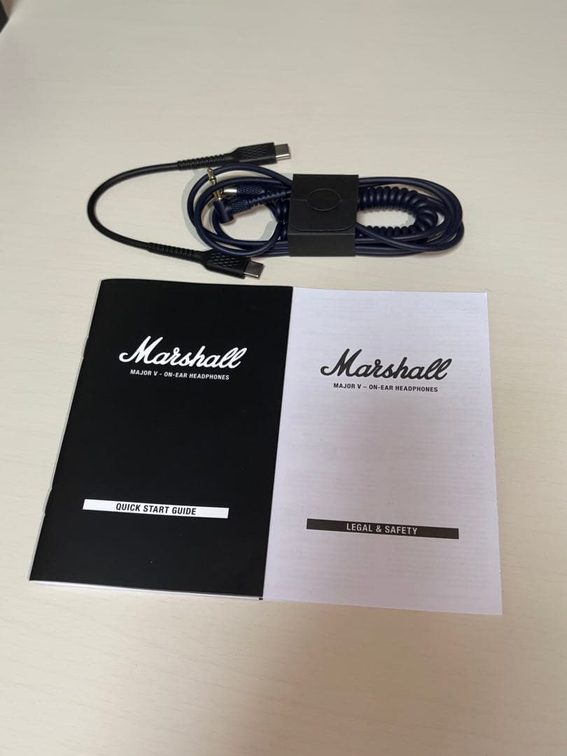 Marshall ワイヤレスヘッドホン ネイビー