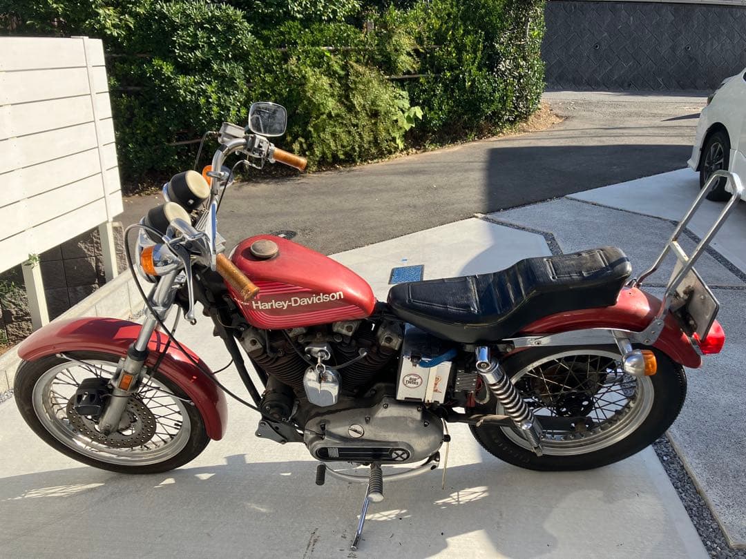 xlh1000 シートカバー 毛皮 ワンオフ ハンドメイド