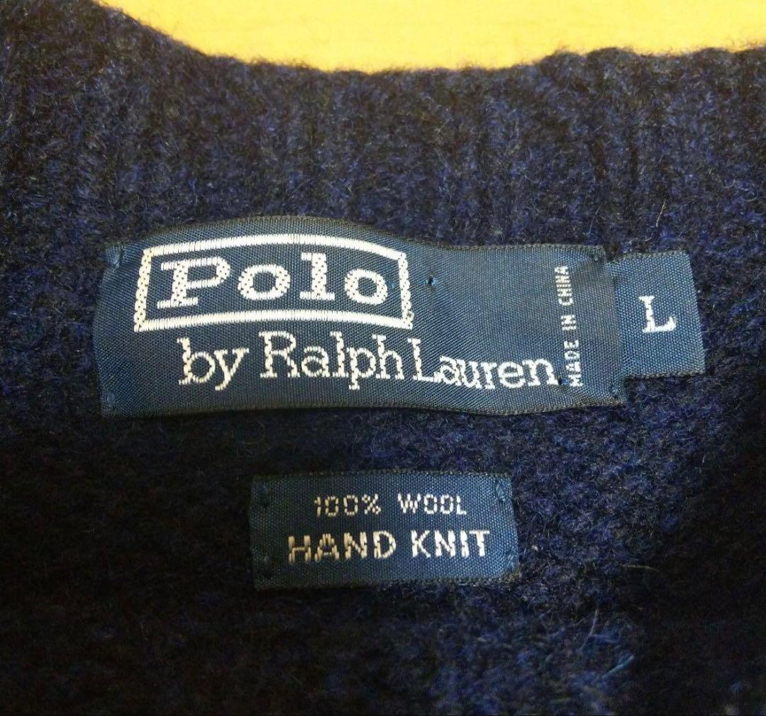 美品 ポロラルフローレン スター ニット サイズL