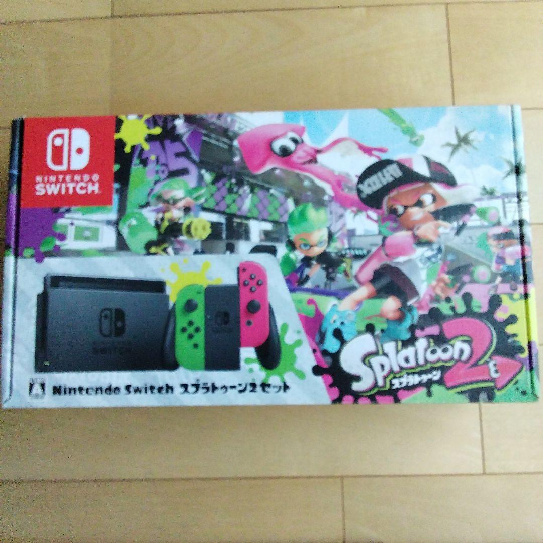 Nintendo Switch グリーンとピンク 本体