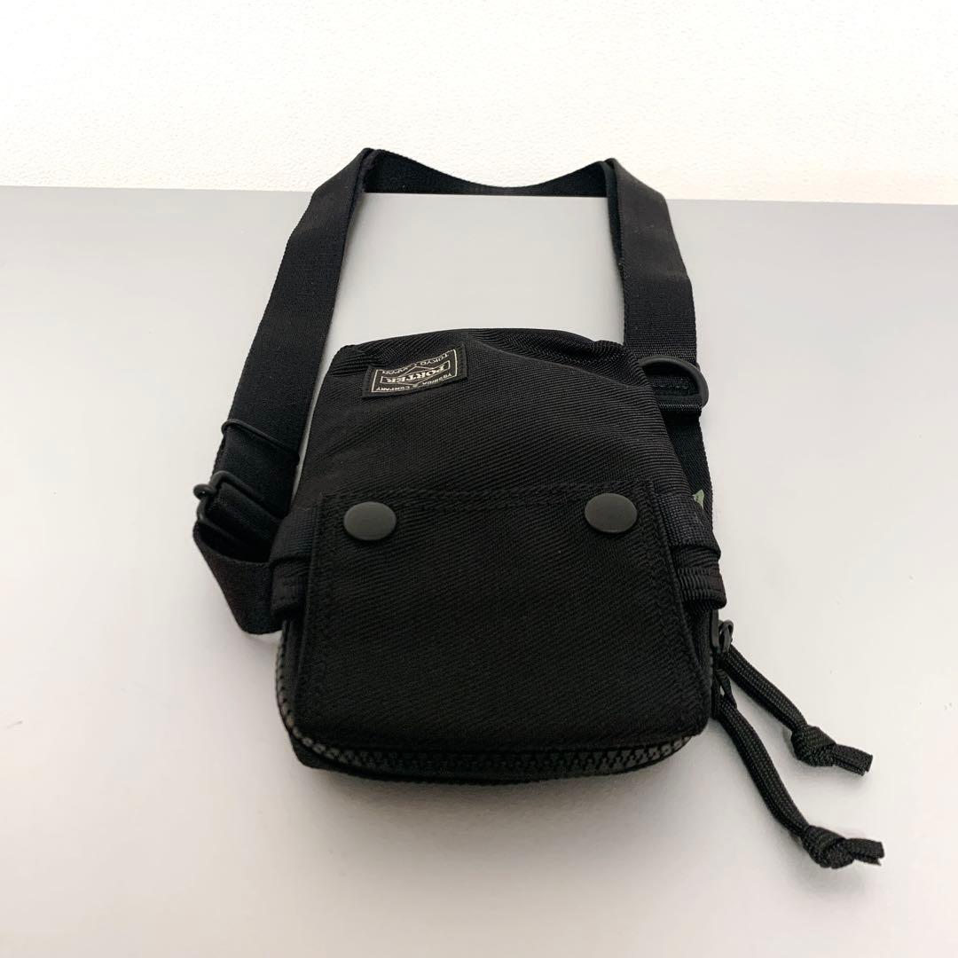 未使用級 PORTER ポーター UNIT ユニット ショルダーバッグ ブラック