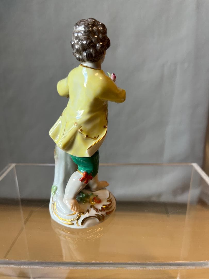 (再値下しました）マイセン ガーデナーシリーズ 陶器人形 高さ約14cm