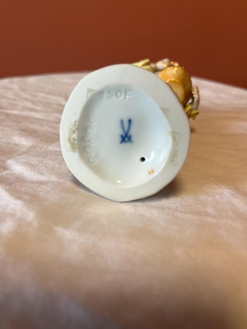 (再値下しました）マイセン ガーデナーシリーズ 陶器人形 高さ約14cm