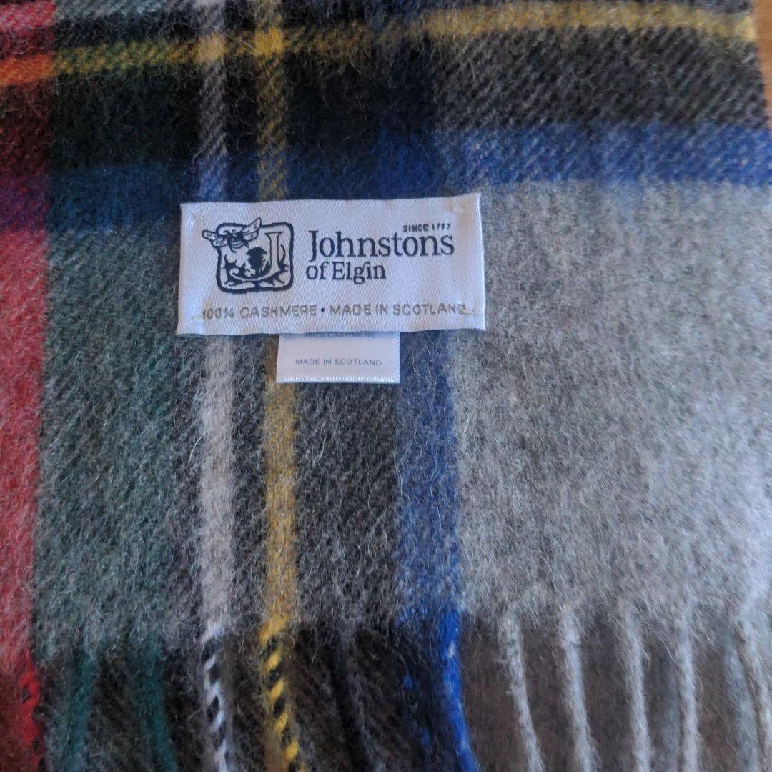 Johnstons of Elgin カシミヤ ストール