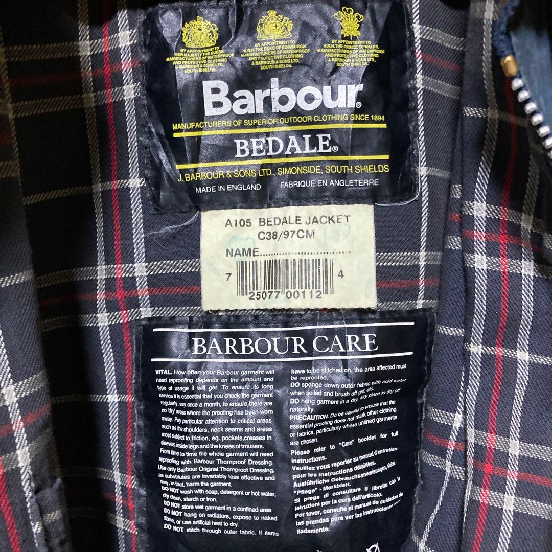 G*様 Barbour Bedale バブアー　ビデイル　オイルドジャケット