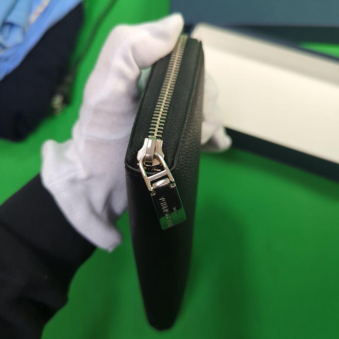 PELLE MORBIDA ブラック 長財布　Barca　ラウンドファスナー