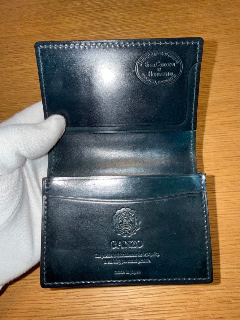 GANZO SHELL CORDOVAN2 ガンゾ シェルコードバン2 名刺入れ
