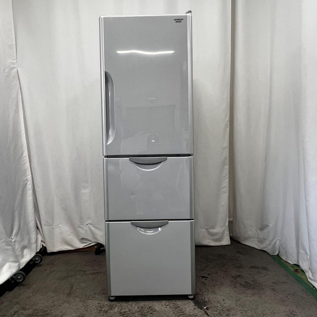 ★908　日立　冷蔵庫　大型　300ℓ-350ℓ　安い　中古　設置無料　右開き