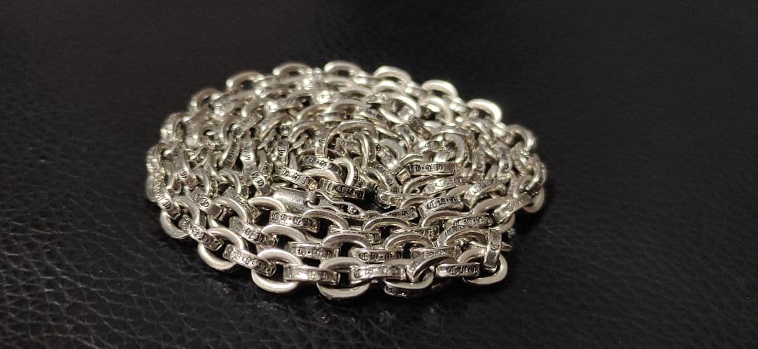 シルバー925　ペーパーチェーンネックレス　Silver925