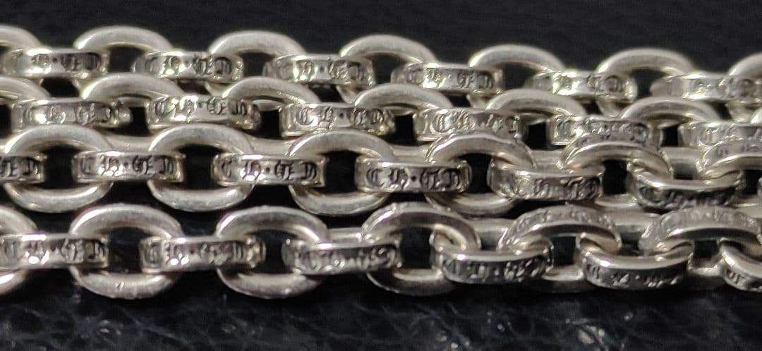 シルバー925　ペーパーチェーンネックレス　Silver925