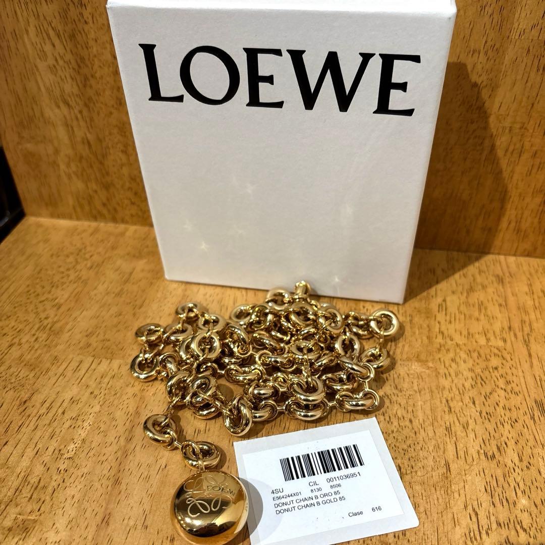 ロエベ ドーナツ チェーン ベルト（真鍮） LOEWE