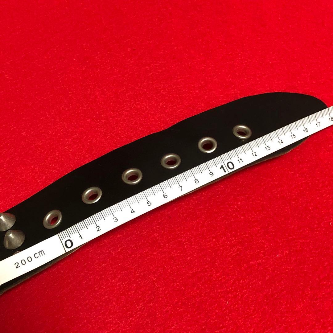H*様 ジャパコアスタッズベルト:666PUNK鋲ジャンロカサイコビリーモダンパ