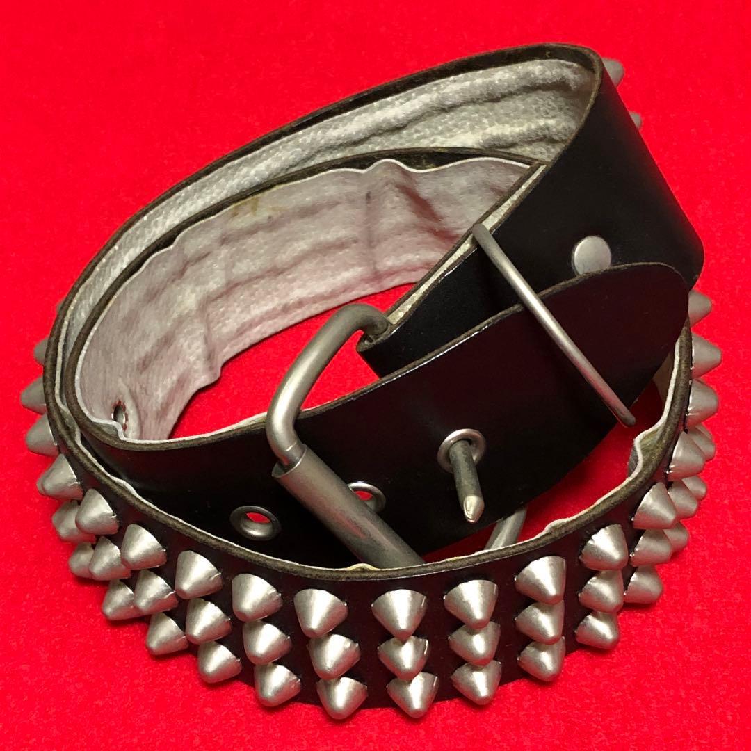 H*様 ジャパコアスタッズベルト:666PUNK鋲ジャンロカサイコビリーモダンパ