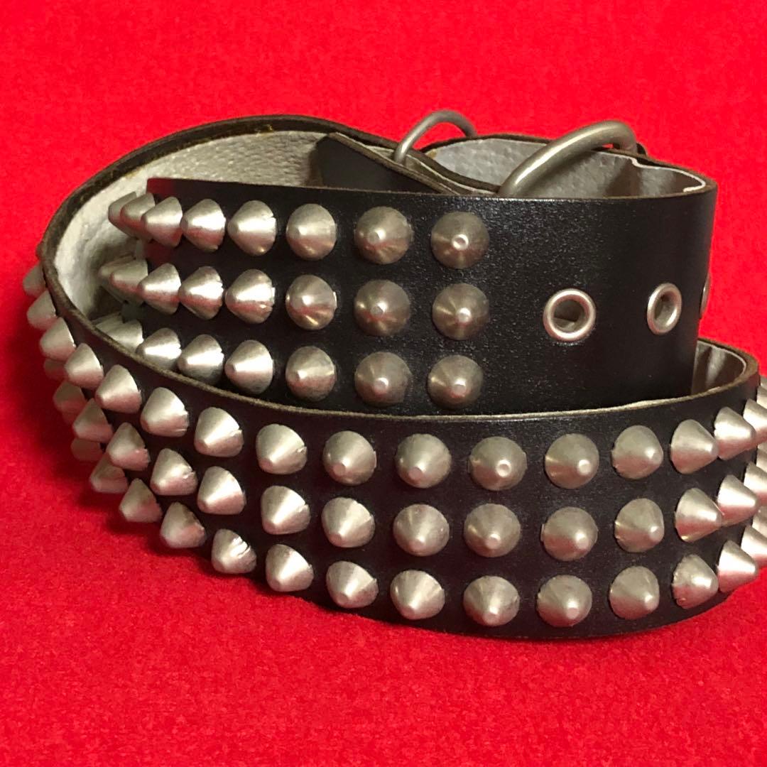 H*様 ジャパコアスタッズベルト:666PUNK鋲ジャンロカサイコビリーモダンパ