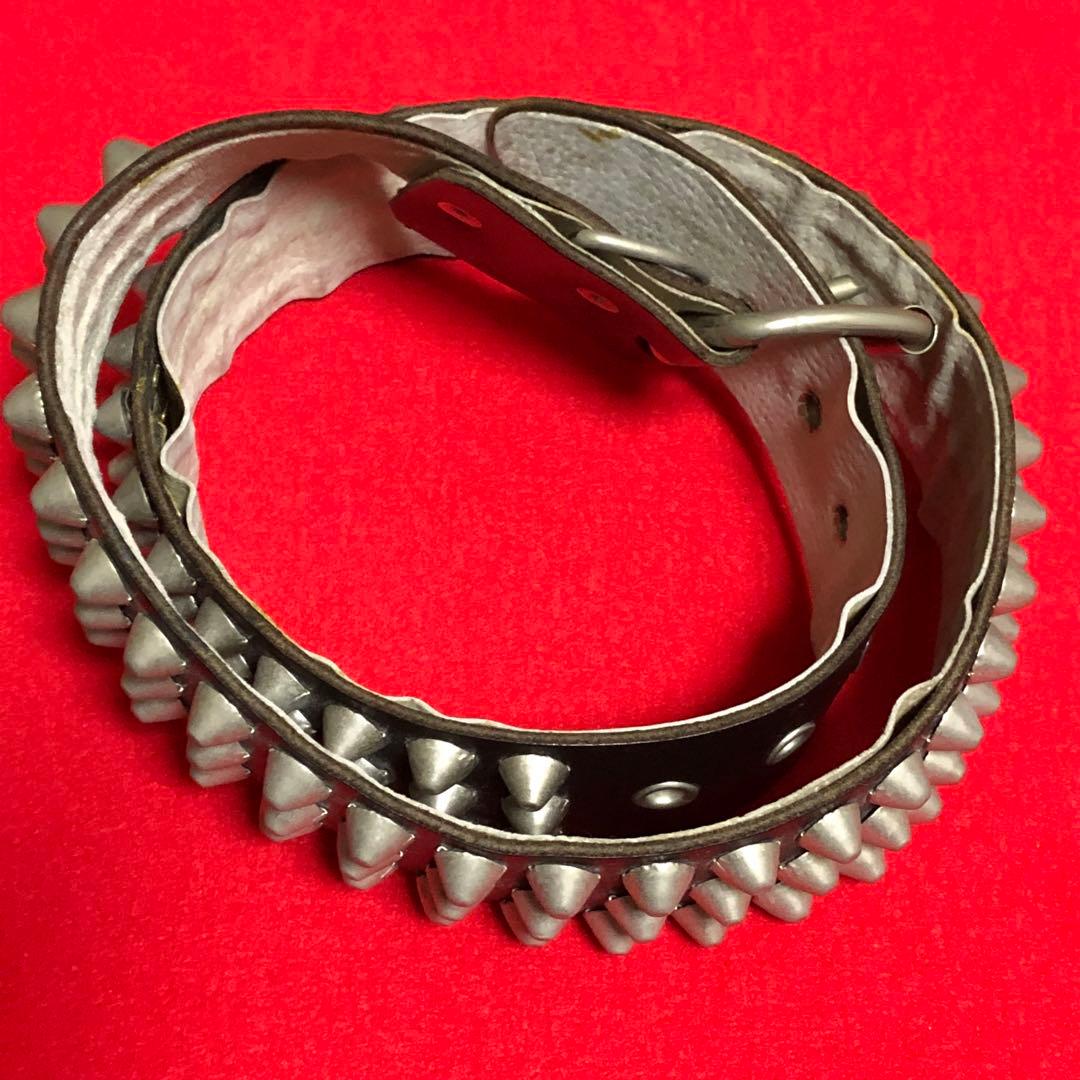 H*様 ジャパコアスタッズベルト:666PUNK鋲ジャンロカサイコビリーモダンパ