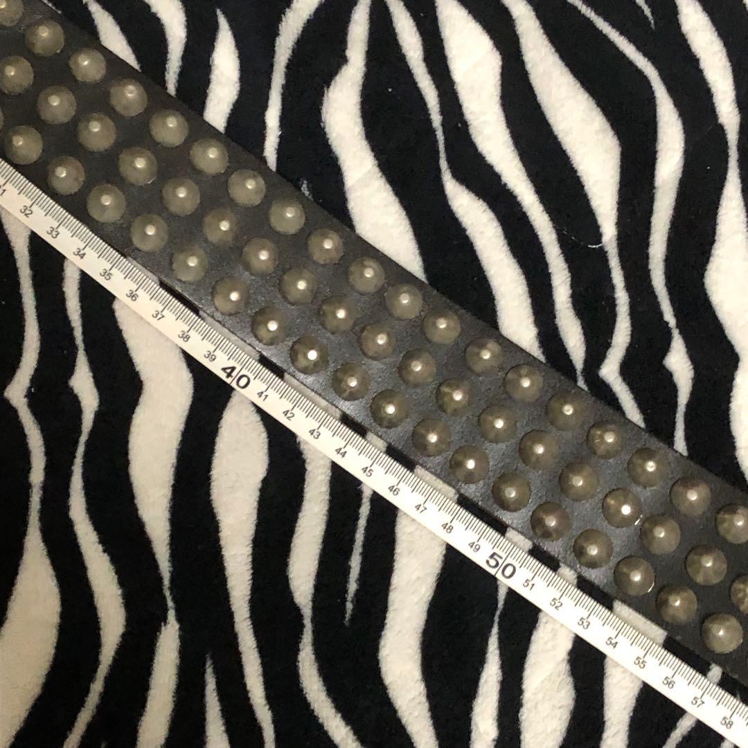 H*様 ジャパコアスタッズベルト:666PUNK鋲ジャンロカサイコビリーモダンパ