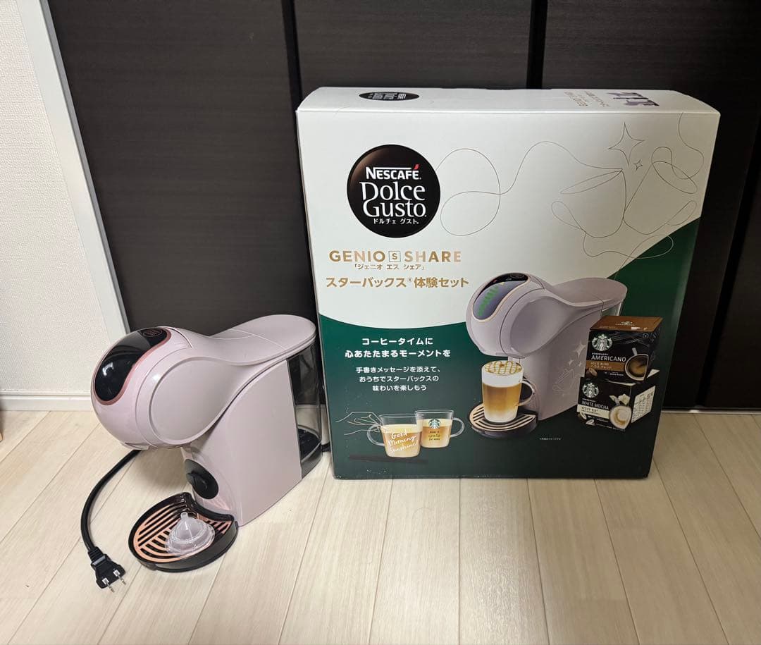 ネスカフェ　ドルチェグスト　ジェニオエス　シェア　モカローズ　ジェニオ　S