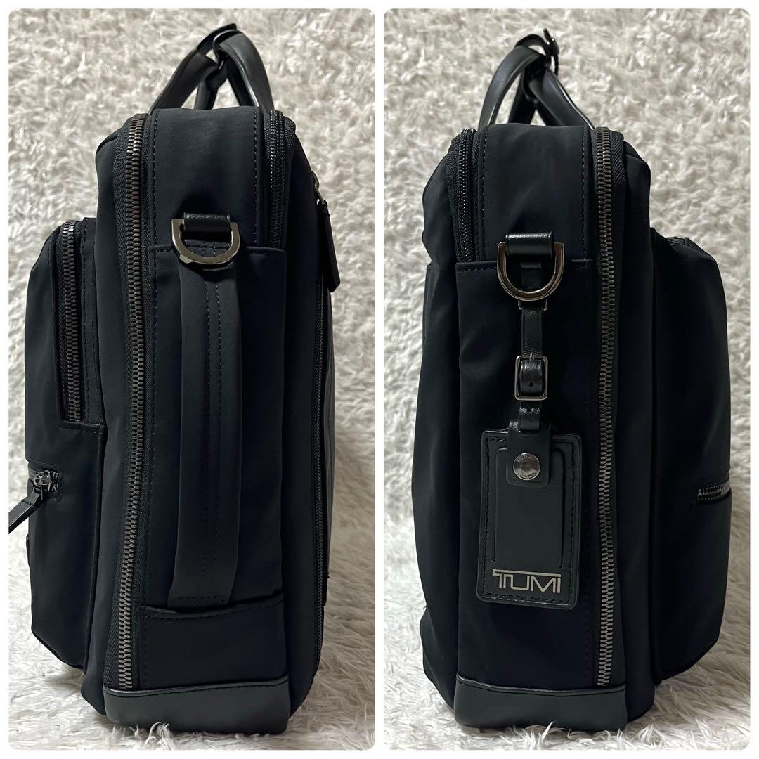 ✨美品✨TUMI ハリソン 3way コンバーチブル リュック2層式 ブラック