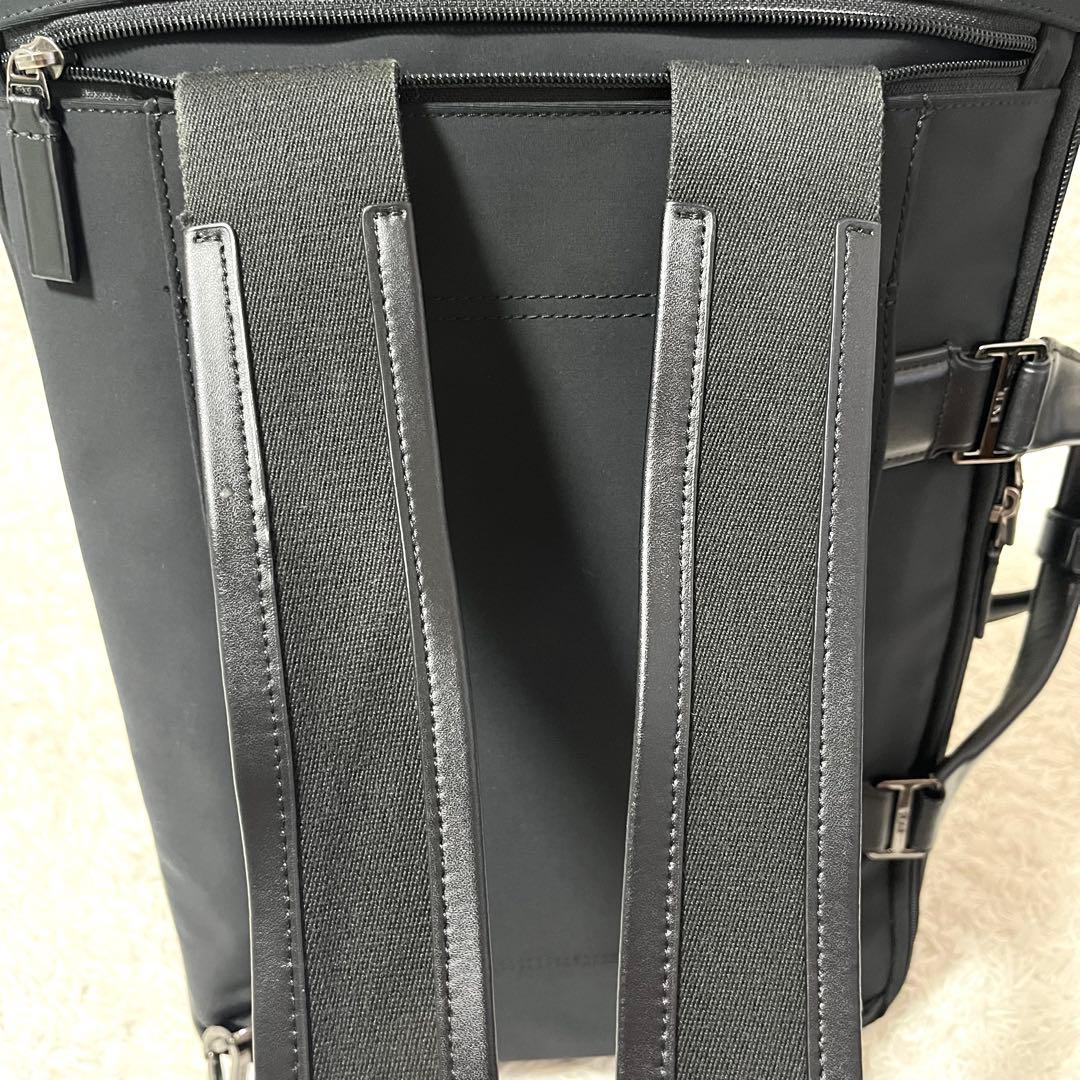 ✨美品✨TUMI ハリソン 3way コンバーチブル リュック2層式 ブラック