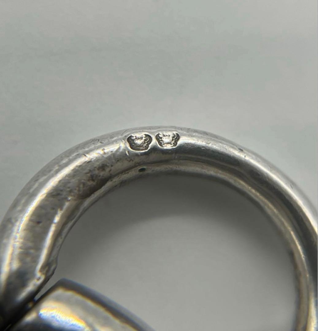 セリーヌ CELINE ホースビットブレスレット SV800蟹刻印 ヴィンテージ