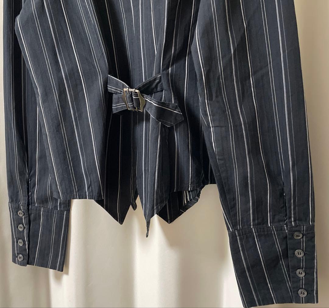 BPN 燕尾　ストライプ　シャツ