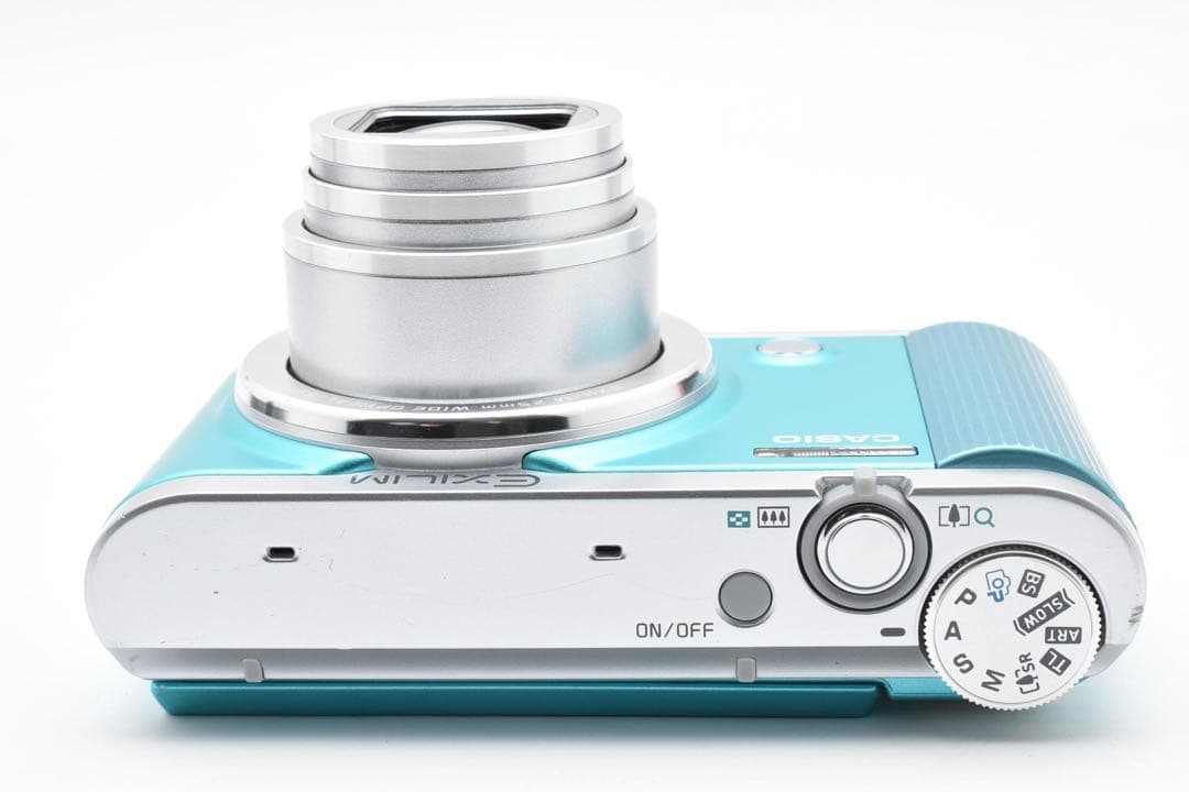 美品 Casio exilim EX-ZR1800 コンデジエメラルドブルー